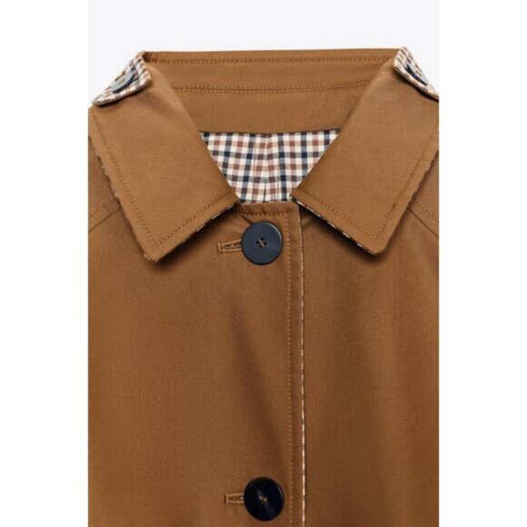 ZARA REVERSIBLE TRENCH COAT ZW COLLECTION - Picture 12 of 12
